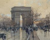 尤金 加林 拉卢 : The Arc de Triomphe Paris